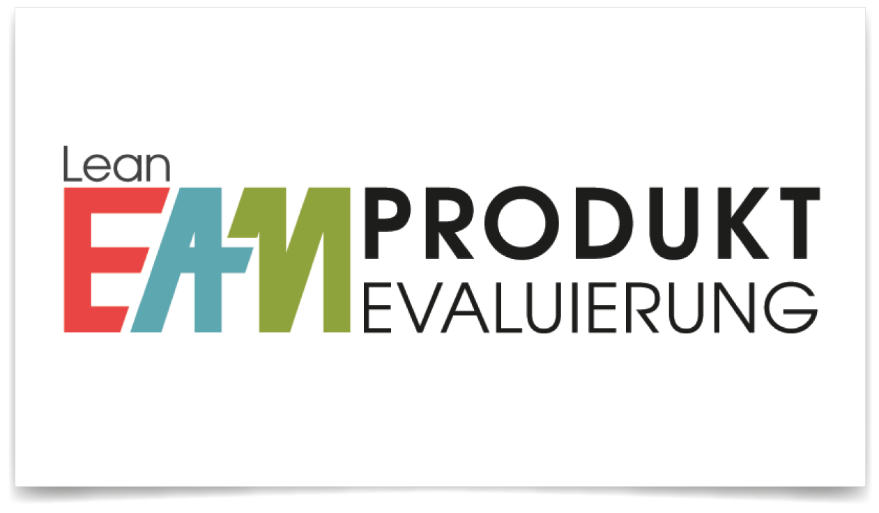 Produkt-Logo "Lean EAM Produktevaluierung"